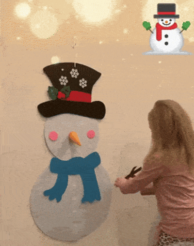 FELTSNOWMAN kreativ leg