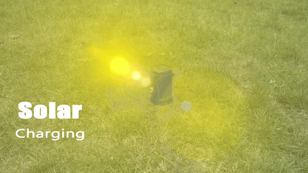 Sol- og USB-opladning