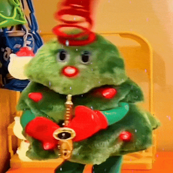 dansende juletræ