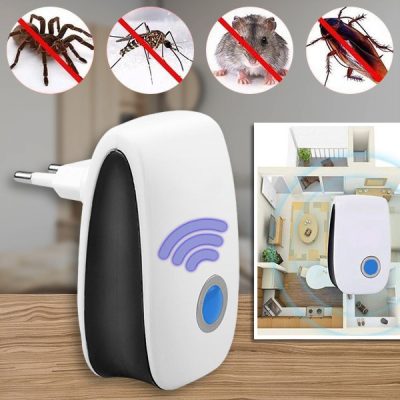 Ultraschall-Schädlingsvertreiber - 100m², 22-65 KHz, sicher für Haustiere | BUGBUSTER