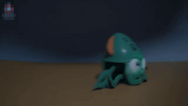 Kravlende blæksprutte CRAWLTOPUS
