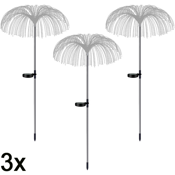 3x Solare tropiske havelys | LUMIPALM