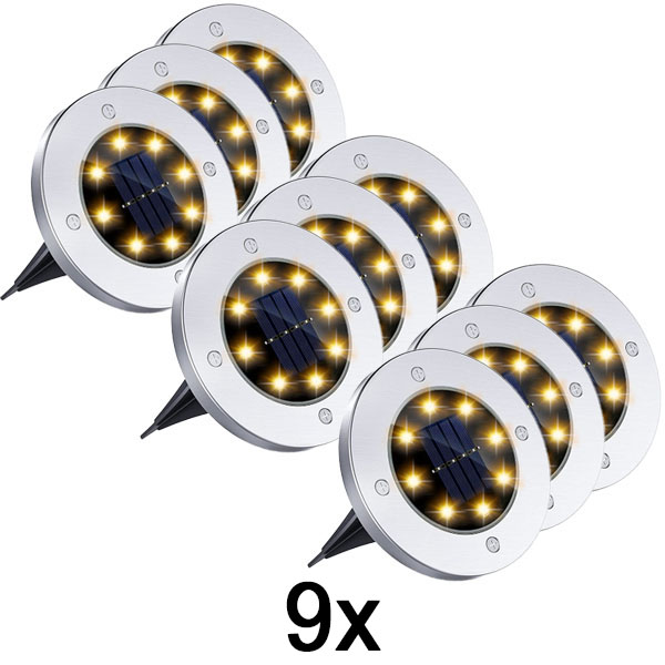 3x Solcelle-jordlamper til udendørs brug (3 stk) | LUMIGARD