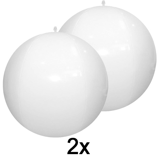 2x Oppustelig flydende poolbelysning | POOLGLO