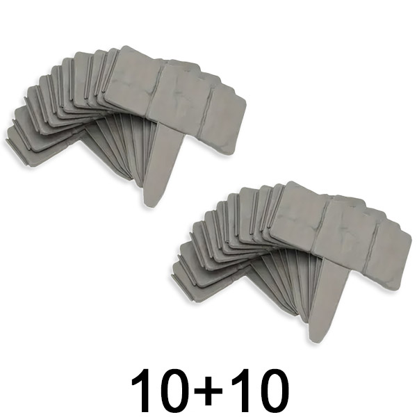 1x Haveafgrænsninger i stenlook | MINIFENCE 10+10 GRATIS