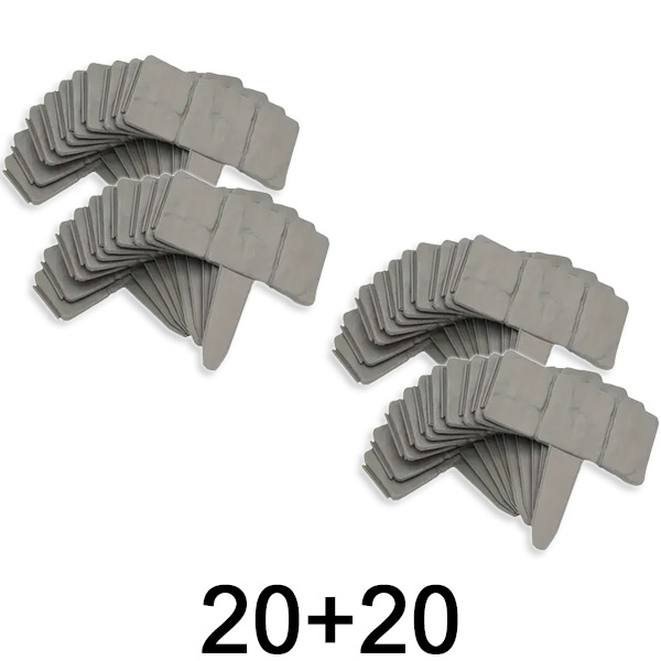 2x Haveafgrænsninger i stenlook | MINIFENCE 10+10 GRATIS
