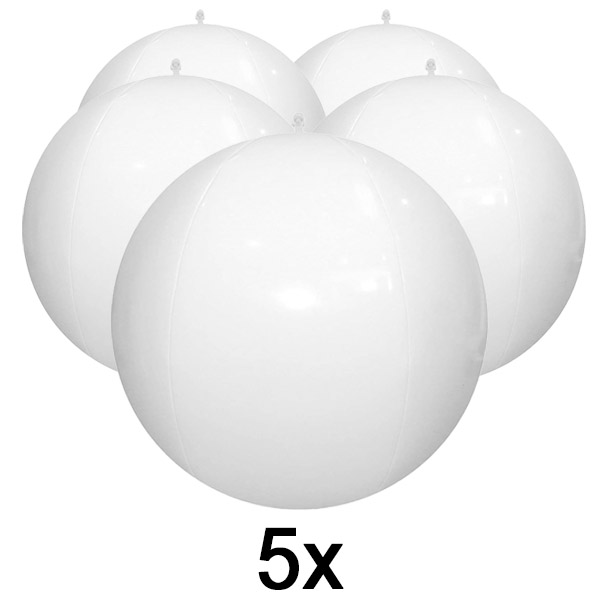 5x Oppustelig flydende poolbelysning | POOLGLO