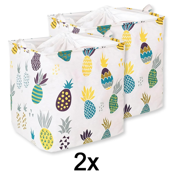 2x Stor foldbar opbevaringsboks CLOTHBOX