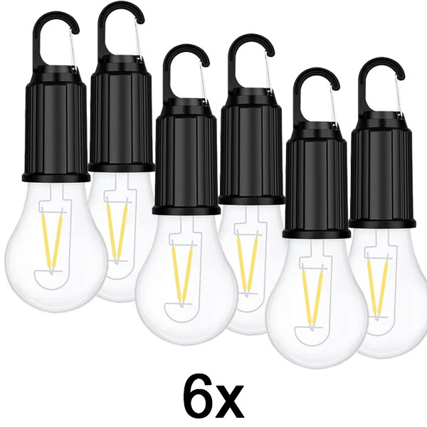 3x Trådløse genopladelige pærer (Sæt med 2, op til 8 timer) | LUMINKA