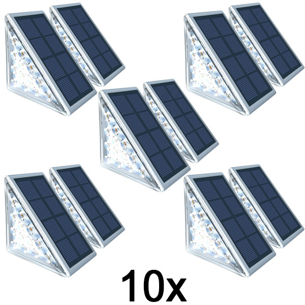 5x Vandtæt solcellelampe (2 stk) | LUMOSTEP