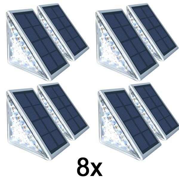 4x Vandtæt solcellelampe (2 stk) | LUMOSTEP