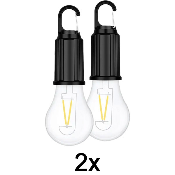 1x Trådløse genopladelige pærer (Sæt med 2, op til 8 timer) | LUMINKA