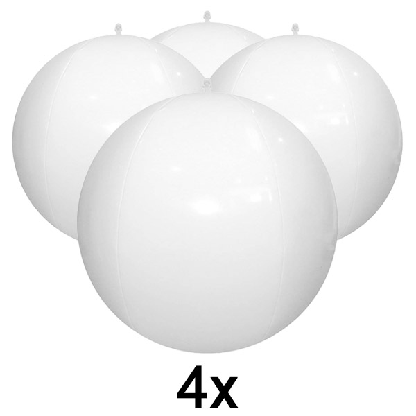 4x Oppustelig flydende poolbelysning | POOLGLO